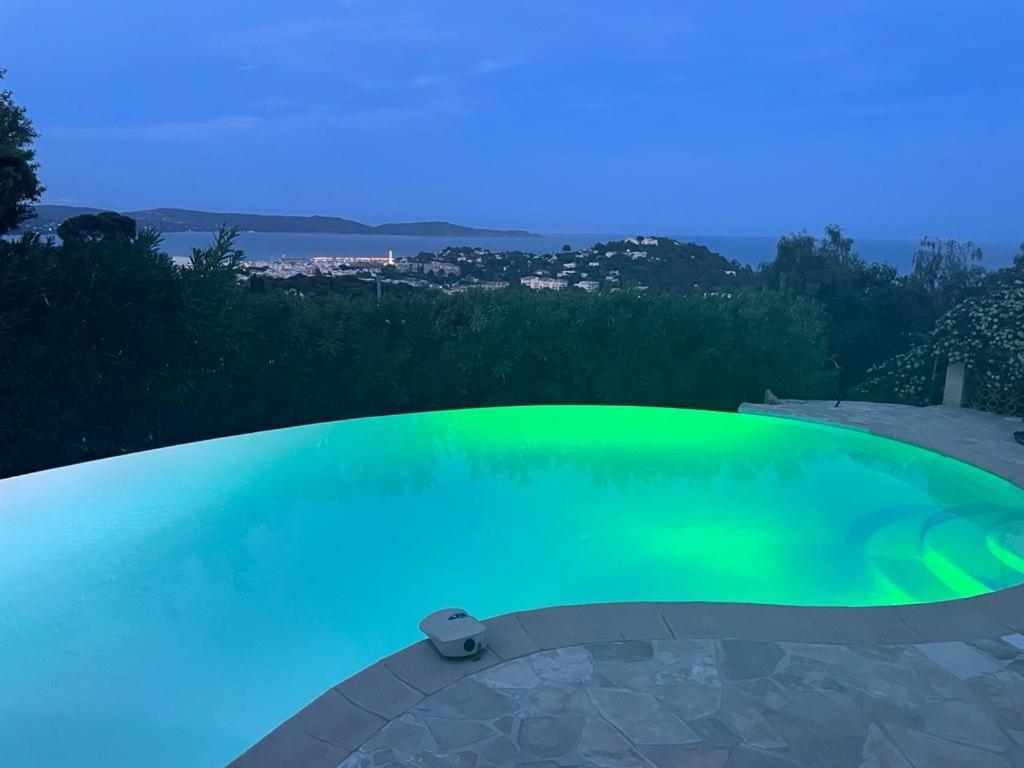 4-Star Private Villa With Heated Pool And Panoramic Sea View At Gulf De Saint Tropez Cavalaire-sur-Mer Luaran gambar