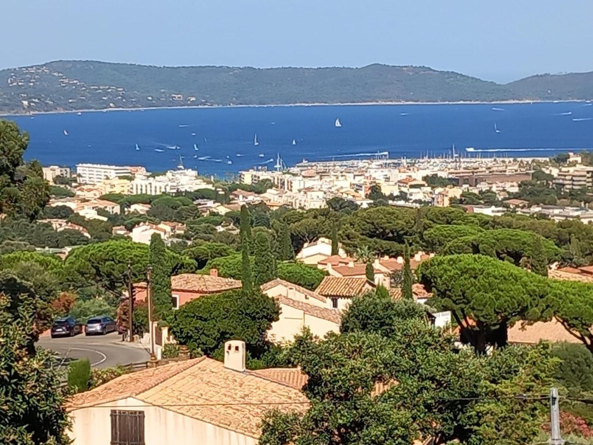 4-Star Private Villa With Heated Pool And Panoramic Sea View At Gulf De Saint Tropez Cavalaire-sur-Mer Luaran gambar