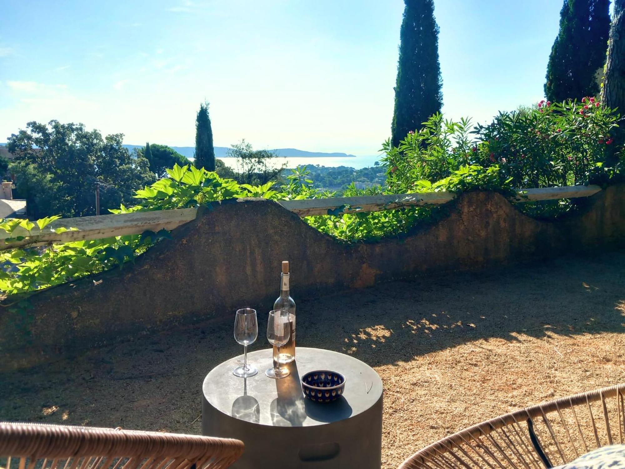 4-Star Private Villa With Heated Pool And Panoramic Sea View At Gulf De Saint Tropez Cavalaire-sur-Mer Luaran gambar
