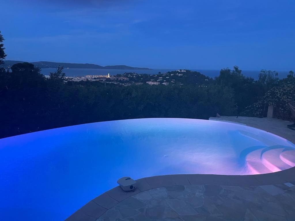 4-Star Private Villa With Heated Pool And Panoramic Sea View At Gulf De Saint Tropez Cavalaire-sur-Mer Luaran gambar
